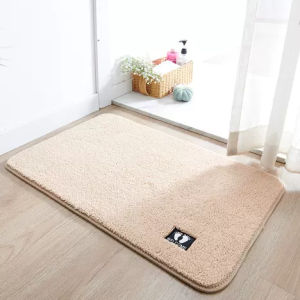 【ship in 24h】Super absorbent and non-slip bathroom mats thick bathroom carpets machine washable durable toilet mats decorative door mats