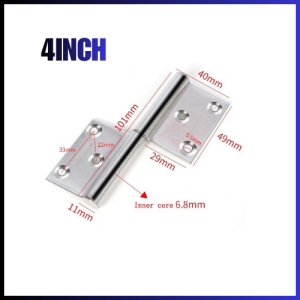 Stainless Steel Flag Hinge - Detachable 180° Rotation Stainless Steel Lift-Off Hinges