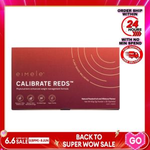 【Buy 3 get 1 free for limited time activities🔥】100% Eimele Calibrate Reds 亦餐纤体粉/口服纤体针粉 30Sachets/ Box