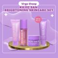 KOJIE-SAN Brightening Skincare Set - Paket Kojie san isi 4pcs - Kojie San Skincare - Virgo Shoop. 