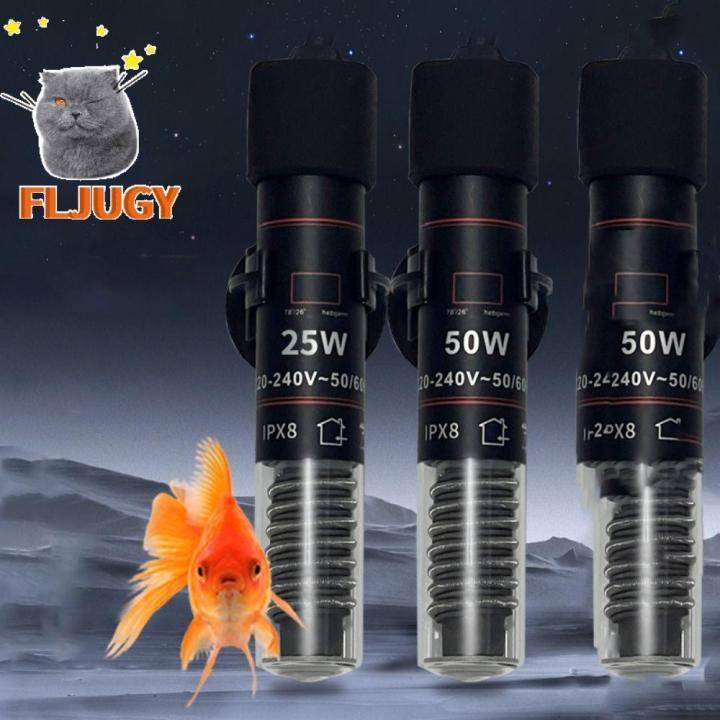 FLJUGY 25/50/75W Mini Aquarium Heater Automatic 26°C Betta Heater Fish ...