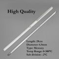 Glass thermometer 0-100 degree Celsius Mercury School Experiment Laboratory / 试验温度计 / Termometer Suhu Lab Experiment. 