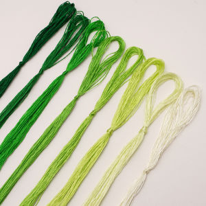 8Pcs/Lot Mixed Colorful Low Twisted Silk Thread Cord DIY Jewelry Making Bracelet Necklace Braided String Line Crafts Accessories