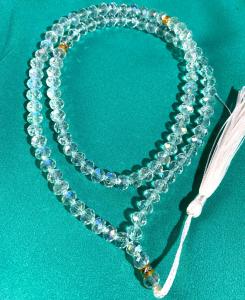 tasbih batu kristal berkilau 8mm 99 butir/penglengkapan sholat tasbih kristal.tasbih butir 99grosir tasbihgrosir aksesories murah