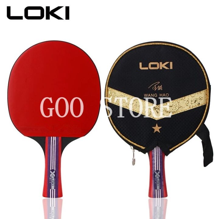 LOKI X1 Table Tennis Racket With LOKI RXTON Ruer Sponge Racket Bag Case