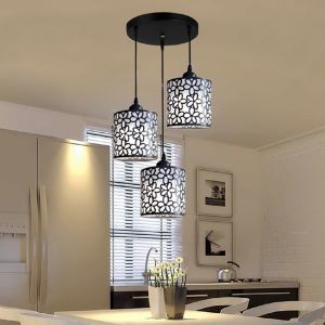 YHLAMP Ceiling Light Dining Room Chandelier Nordic Modern Flower Petal Chandelier Creative Personality Bar Table Lamp Bedroom Living Room Restaurant Shopping Mall Decoration Chandelier 【Warranty 2 Year】