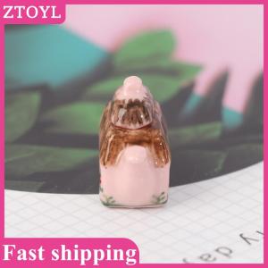 ZTOYL💝 Lovely Porcelain Cup Water Kettle Tableware 1 12 Miniature Dollhouse Kitchen Toy