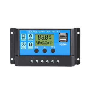 Anern 30A PWM Solar Charge Controller 12V/24V Battery Regulator Solar Panel Controller