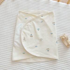 ผ้าขนหนูเช็ดน้ำผ้าฝ้ายห่อตัวทารกบริสุทธิ์ใช้ในฤดูร้อนบางเด็กหญิงเด็กชายถุงนอนกันทำให้ตกใจ