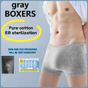 [SG stock]5-20PCS/disposable boxer briefs men boxer briefs men underwear man /Wash-Free/Pure cotton/EO sterilization