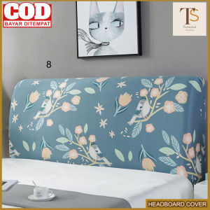 Cover sarung sandaran divan kepala tempat tidur springbed berbagai motif cantik elastis dan lembut ukuran MLXLXXL