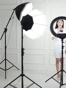 Ring Light Photography Studio Light Led Fill Lamp With Mobile Phone 22-Inch Ring Mobile Phone Arm Photo-Taking and Filming Shooting Ring Light Photography Studio Light Led