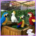 Plush Toy Comfortable Parrot Pattern PP Cotton Kids Plush Toy Ornaments for Home Creative Parrot Toy. 