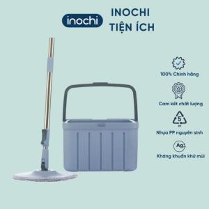 Cây lau nhà tự vắt bộ lau nhà đa năng cây lau thông minh tách nước vuông Souji Inochi- Happy Home 4U