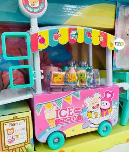 ของเล่น รถเข็นไอศครีม และฟาสฟู้ด มีอุปกรณ์สุดน่ารัก ICE CREAM CART & FAST FOOD CART