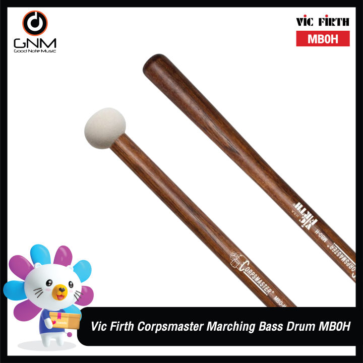 Vic Firth ไม้ตีกลองใหญ่มาร์ชชิ่ง รุ่น MB0H Corpsmaster Marching Bass