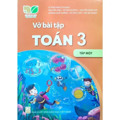 Sách - Vở bài tập Toán 3 tập 1 - Kết Nối Tri Thức - Bán kèm bao sách và bút chì 2b