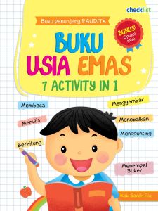 Buku WipeClean Anak PAUD & TK Usia Emas 7 Aktivitas dalam 1 Bonus Spidol