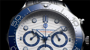 PAGANI DESIGN 2025 New Chronograph 42mm Japan VD55 Quartz Mens Watches Sapphire Waterproof Ceramic Fashion Watch For Men Gift For Boyfriend