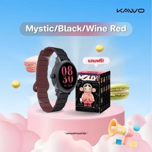 Kavvo Macaron นาฬิกาผู้หญิง สมาร์ทวอทช์ นาฬิกา รองรับทุกภาษา แอปพลิเคชันต่างๆ ตรวจวัดสุขภาพ มินิเกม โหมดกีฬา