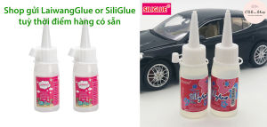 Keo dán vải len sợi đồ thủ công... - Keo Laiwangglue / Siliglue 30ml