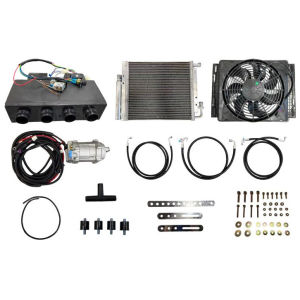 Treeligo Upgrade 12V/24V Cool&Heat A/C Kit Auto Car DC Universal Underdash Electric Air Conditioning