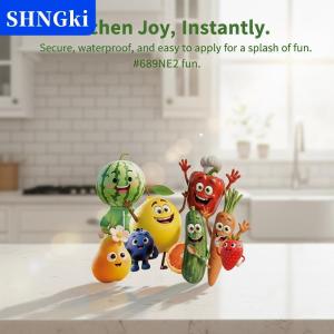 SHNGki Cá nhân cảm xúc rau dán tường cho trang trí nội thất PVC tự dính căng thẳng miễn phí cài đặt