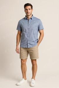 Áo sơ mi nam ngắn tay Khatoco