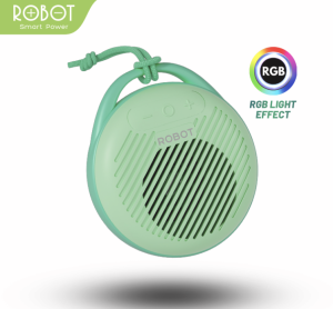 ROBOT Speaker Portable Bluetooth Super Bass Stereo Speaker Wireless Travel Mini RB100 Speaker Bluetooth 5.0 TWS Hi-Fi Sound Wireless Super Bass Mini Stereo - Garansi 1 Tahun