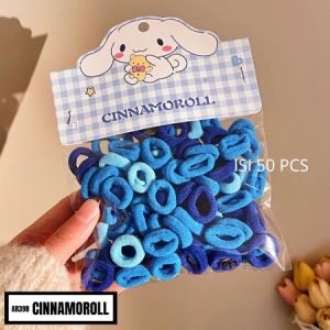 Fyngalery ♛ Set Karet Donat Mini Isi 50 Ikat Rambut Bayi Aksesoris Rambut Anak DP398