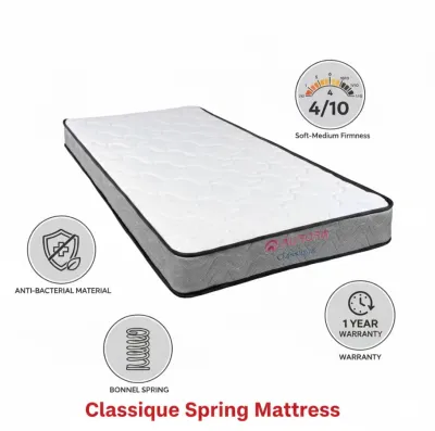 (Furnituresg) Aurora 6 inches Classique Spring Mattress