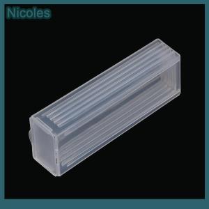 [Nicoles] Plastic Microscope Slide Holder Storage Box Microslide PP Holds 5 Dispenser Box