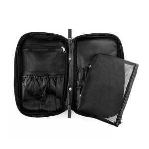 JON09 Lightweight Professional Cosmetic Brushes Bag Water-resistant Folding Cosmetic Container Simple Large Capacity Toiletry Bag Makeup Artist