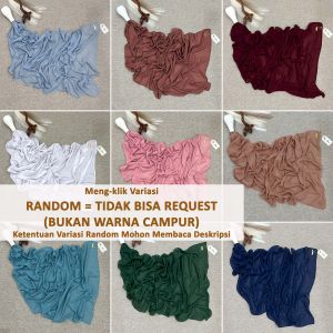 𝑱𝑨𝑪𝑬 - HIJAB PASHMINA VISCOSE Voille Arabian Shawl Double Stitching Voal Miracle