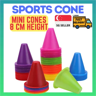 [MINI SPORTS CONE][8 CM HEIGHT] MARKING CONES TRAINING MARKER PLASTIC MARKER