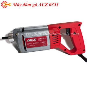 Máy Đầm Dùi Betong Cầm Tay ACZ 0351 - Công Suất 1100W - Kèm Sẵn Dây Đầm 1m2 - Bảo Hành 6 Tháng