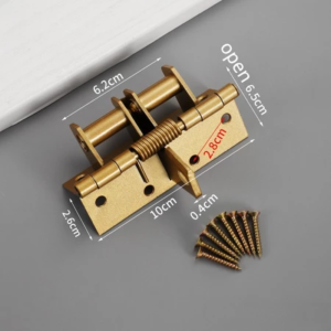 4 Inch Multifunctional Automatic Door Closer 90 Degree Right Angle Positioning Invisible Spring Buffer Metal Door Closer