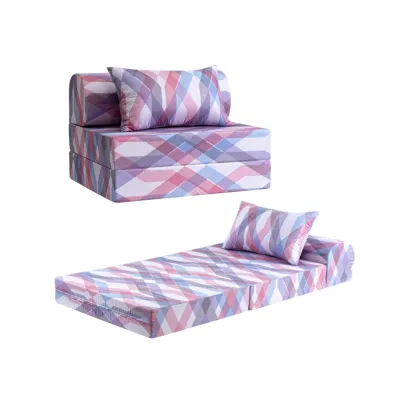 Living Mall Viro 2 in 1 Convertible Sofa Beds in 5 Designs- Single Super Single And Queen Size Sofa Bed