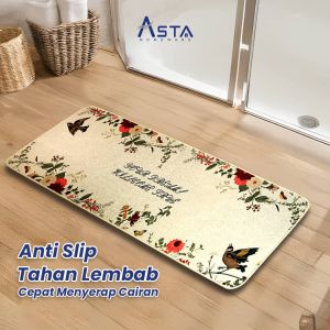Alas Lantai - Keset Anti Slip Serap Air Tidak Licin - Premium - Ukuran 43x118 cm | Asta Homeware