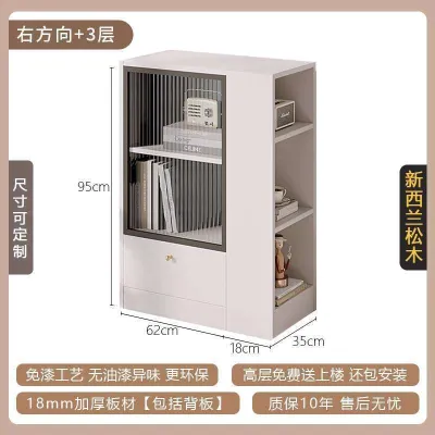 Bay Window Cabinet Storage Cabinet Bookshelf Storage Cabinet Balcony Window Sill Light Luxury Solid Wood Simple Storage Cabinet Floor Cabinet Miscellaneous Cabinet