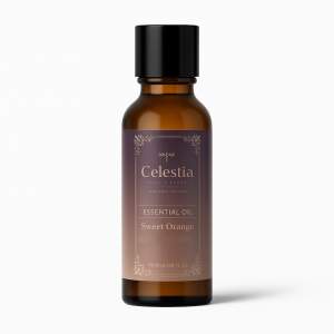 Celestia Aroma - Sweet Orange Essential Oil Size 30ml - Beauty & Personal Care Aromatherapy - 100% Pure Plant Extraction