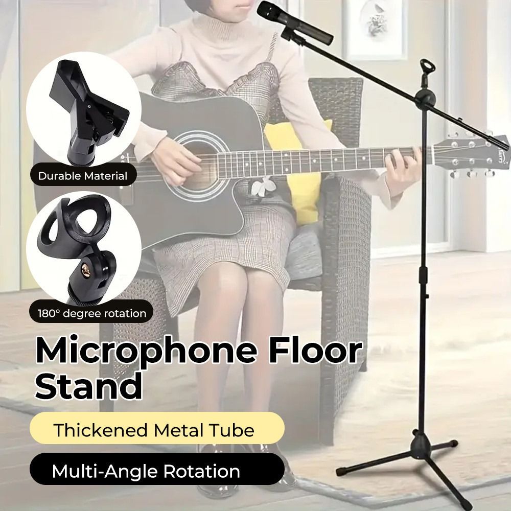 Studio Mic Patterns Microphone Stand/Tripod Boleh Floor Standing Douyin Live Broadcast ...