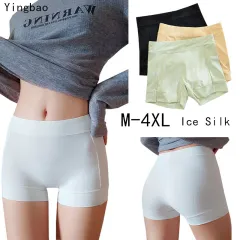 Yingbao 4 pcs Women Ice Silk Safety Shorts Seamless Woman Ladies