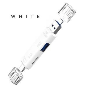 5 in 1 USB 2.0 Type C USB Micro USB SD TF Memory Card Reader for Android Computer Dock OTG Adapter