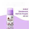 M.B.K Deodorant Roll On | Netto 40 ml | Deodoran MBK Penghilang Bau badan. 