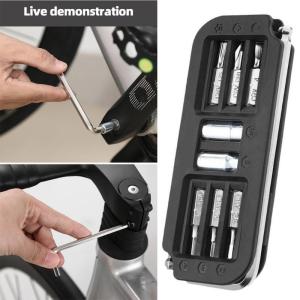 10 in 1 Multifunctional Steel Bicycles Tool Set Wrench Bicycles Maintenance Pocket Multitool Bikes Repair Wrench