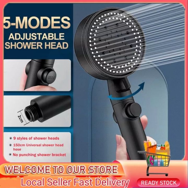 🇲🇾Local Seller🇲🇾 PSH3 New 5 mode High Pressure Shower Head Toilet