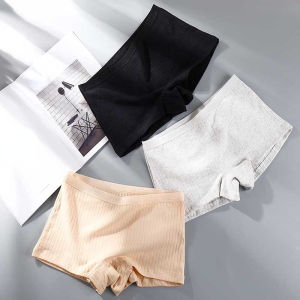 3 PCS Set Cotton Panty Women Boxers Boy Leg Panty Plus Size Safety Boxer Shorts Boyleg Shorts Seamless Boylegs Lingerie Underwear Panty