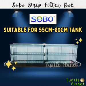Sobo F-60 Drip Filter Box Aquarium Water Filtration Drip Filter Box 2 Layers Aquarium Top Filter 雨淋式滴流盒过滤盒