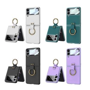 ORIGINAL GKK Samsung Galaxy Z FLIP 3 5G Case 360 Full Protection Leather FREE TALI SLING BAG